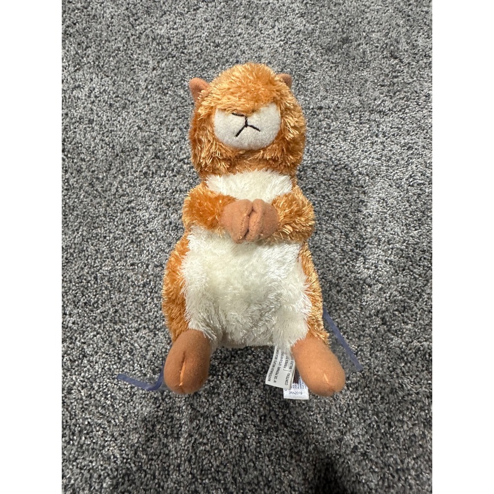 Aurora World Squirrel Plush Orange White Soft Stuffed Animal Woodland Toy